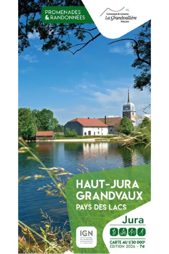 Cartoguide Haut-Jura Grandvaux - Pays des lacs 2026