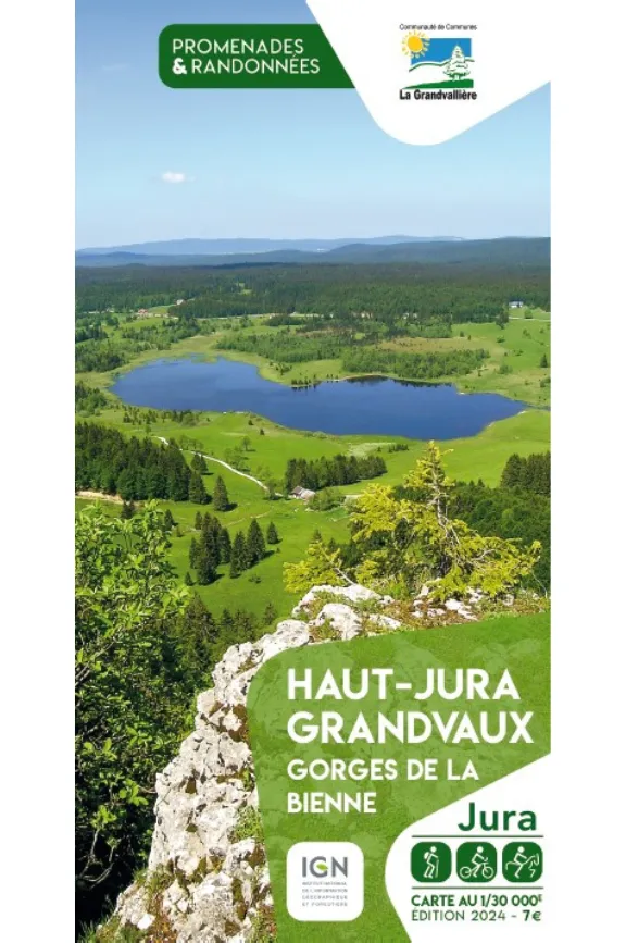 Cartoguide Haut-Jura Grandvaux - Gorges de la Bienne 2024