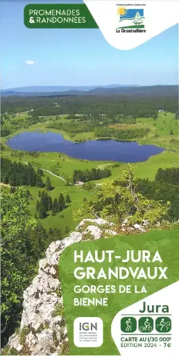 Cartoguide Haut-Jura Grandvaux - Gorges de la Bienne 2024